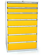 Schubladenschränke 1373 x 860 x 750 - 7x Schubladen